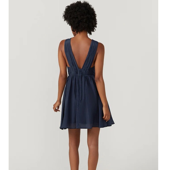 BIRD & KNOLL INKY BLUE DRESS - Picture 4 of 11